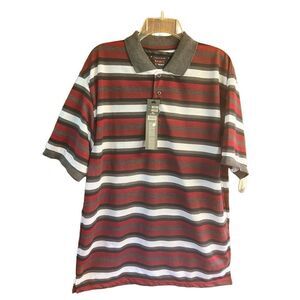 Basics  By Reset Striped Polo Tee Sz XXL NWT